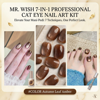 Beauty community showcasing MR WISH magnetic nail designs