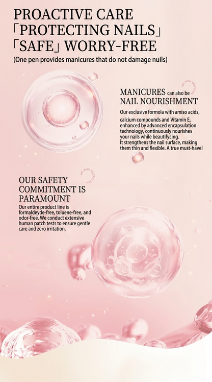 Certified quality standards for MR WISH nail beauty products